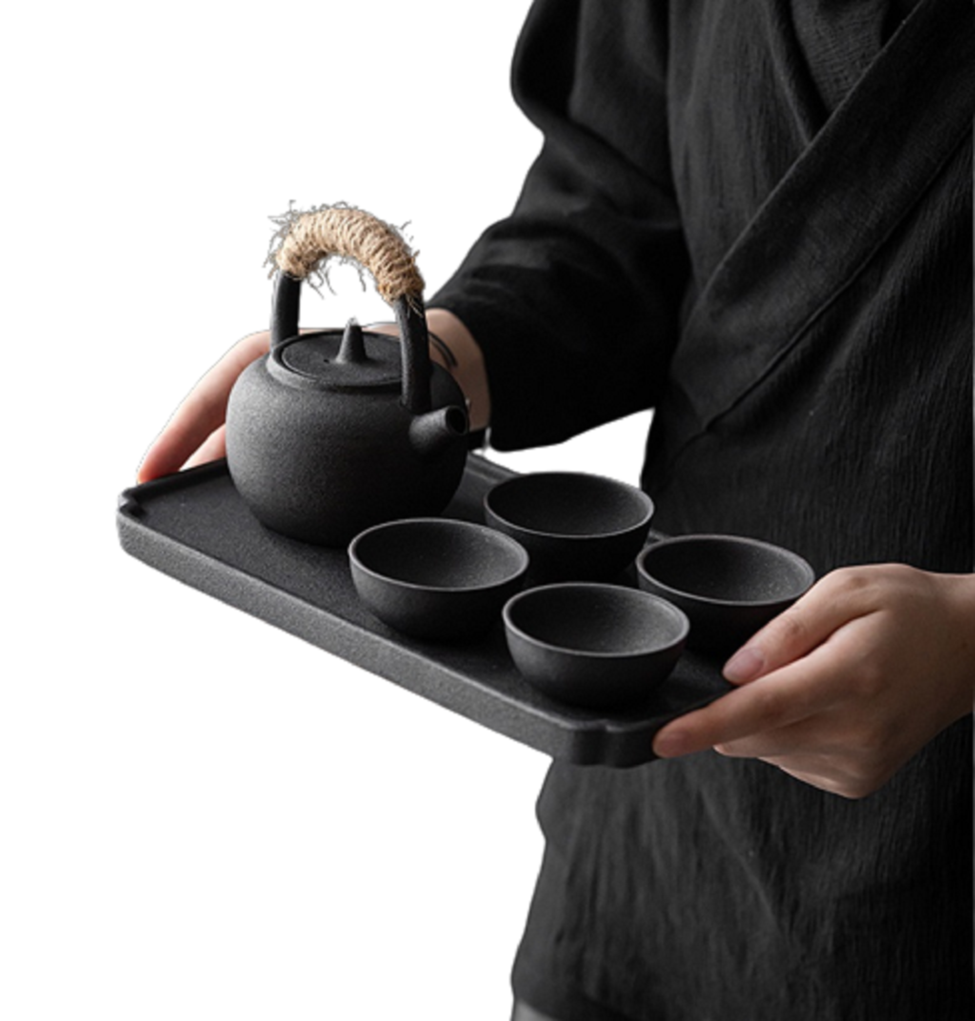 Japanese Style Clay Teapot Set