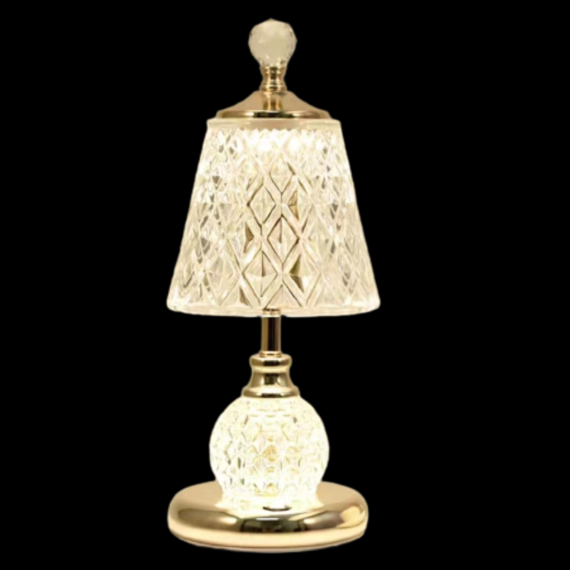 Crystal Glass LED Table Lamp Homey Décor